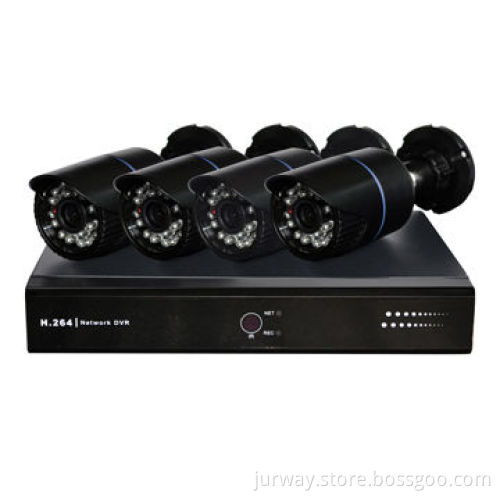 1.3MP 4CH NVR Kits with built in POE Switch, P2P Function, 1pcs NVR and 4pcs IP Camera